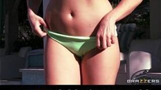 Chanel Preston and Eva Angelina share riding a long hard cock - porn video