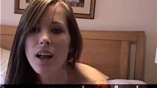 Seductive Brooke Skye gets horny and masturbates in her bedroom - porn video