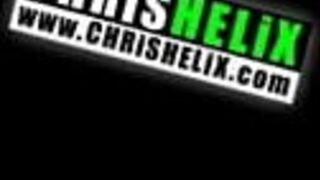 skinny legs are spread and big cock rumbles from beneath the surface CHRiSHELiX - porn video