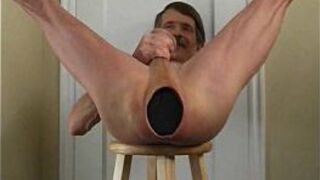 Horse Sized Anus Stretches Wide For a Giant Butt Plug - porn video