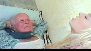 lucky day for grandpa - porn video