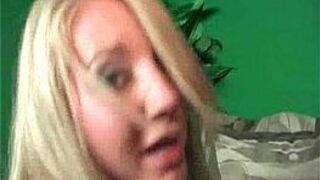 Blonde Enjoys The Pain from Big Black Cock - porn video