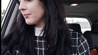 Hot Adams family smokes in car - porn video