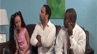 Teen Asian Girl Sucks Huge Black Cock - porn video