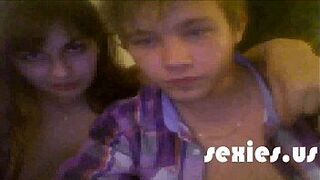 Hot young couple online - porn video