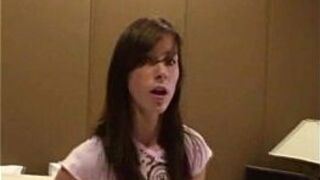 Thin Teen Fingers Herself - porn video