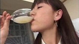 Wine Glass Gokkun - porn video