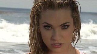 Bailey Blue At The Beach - porn video