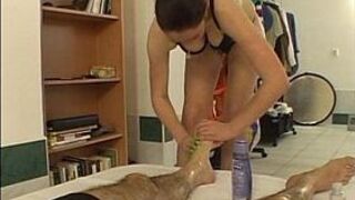 Sexy photoshoot and oil massage at the casting - porn video