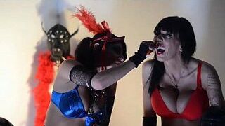 Smokey Fetish Big Boob Lesbians - porn video