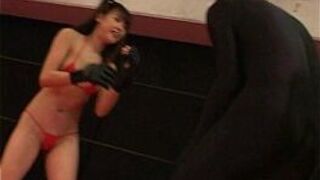 Slave in latex suit got his balls kicked endlessly by mistress - porn video